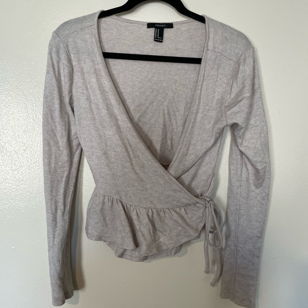 Blush Wrap Top M